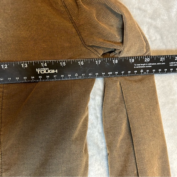 BKE Brown Corduroy Double Breast Insulated Grunge Jacket Coat S Bella Swan Vamp - Picture 16 of 16